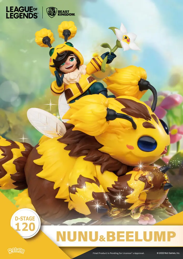 League of Legends PVC Diorama Set Nunu &amp; Beelump &amp; Heimerstinger 16 cm fotografii produktu