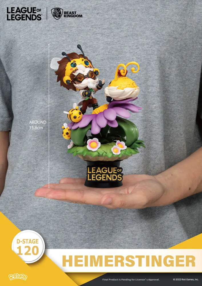 League of Legends PVC Diorama Set Nunu &amp; Beelump &amp; Heimerstinger 16 cm fotografii produktu