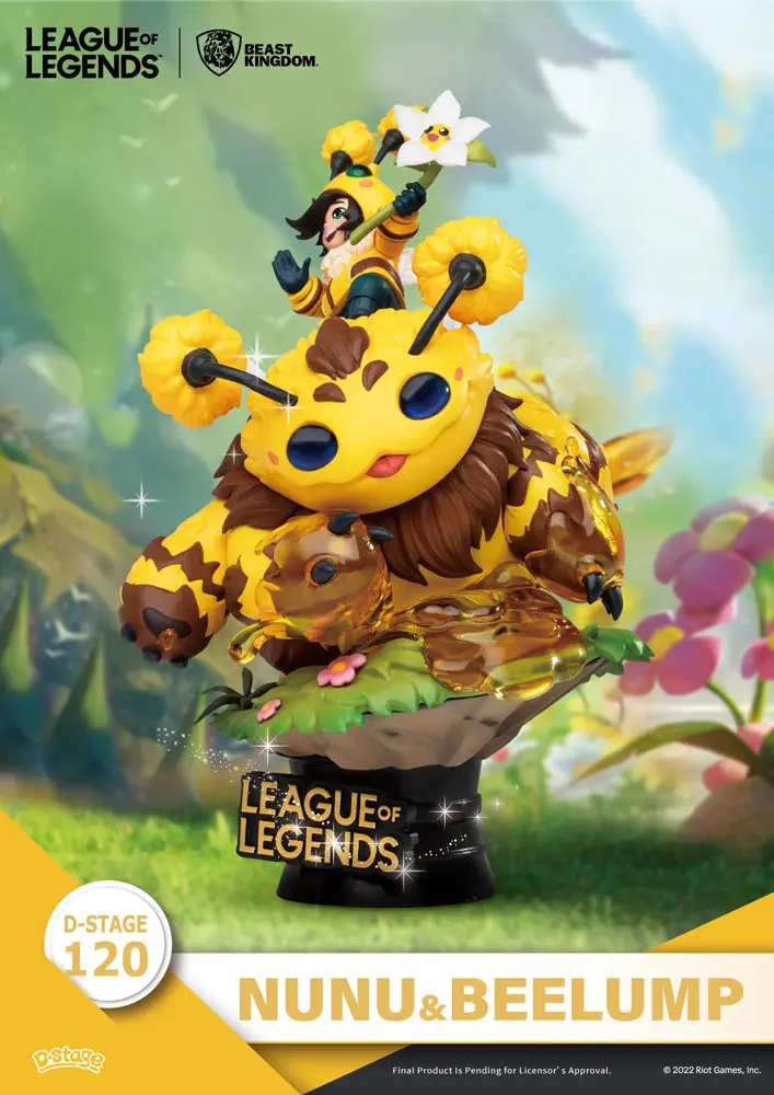 League of Legends PVC Diorama Set Nunu &amp; Beelump &amp; Heimerstinger 16 cm fotografii produktu
