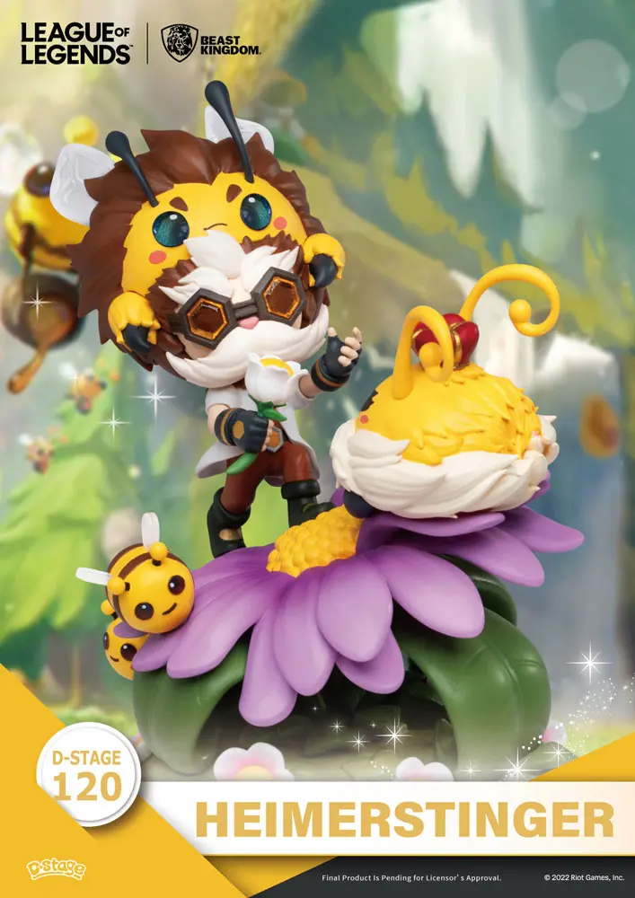 League of Legends PVC Diorama Set Nunu &amp; Beelump &amp; Heimerstinger 16 cm fotografii produktu
