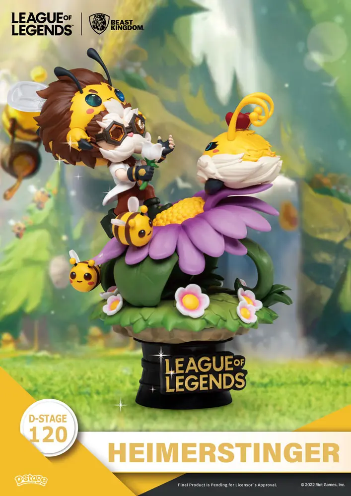 League of Legends PVC Diorama Set Nunu &amp; Beelump &amp; Heimerstinger 16 cm fotografii produktu