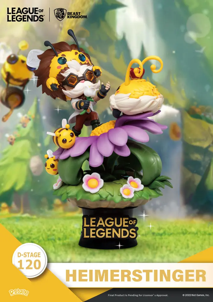 League of Legends PVC Diorama Set Nunu &amp; Beelump &amp; Heimerstinger 16 cm fotografii produktu