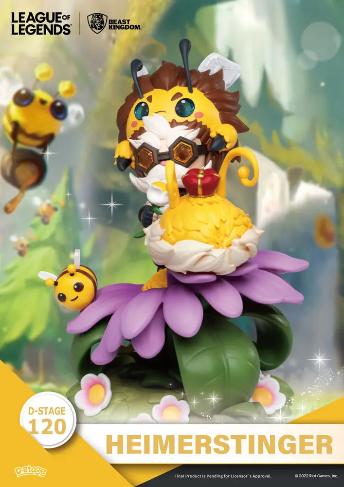 League of Legends PVC Diorama Set Nunu &amp; Beelump &amp; Heimerstinger 16 cm fotografii produktu