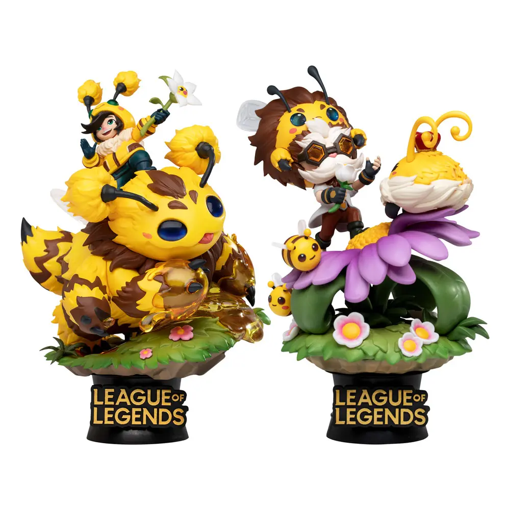 League of Legends PVC Diorama Set Nunu &amp; Beelump &amp; Heimerstinger 16 cm fotografii produktu