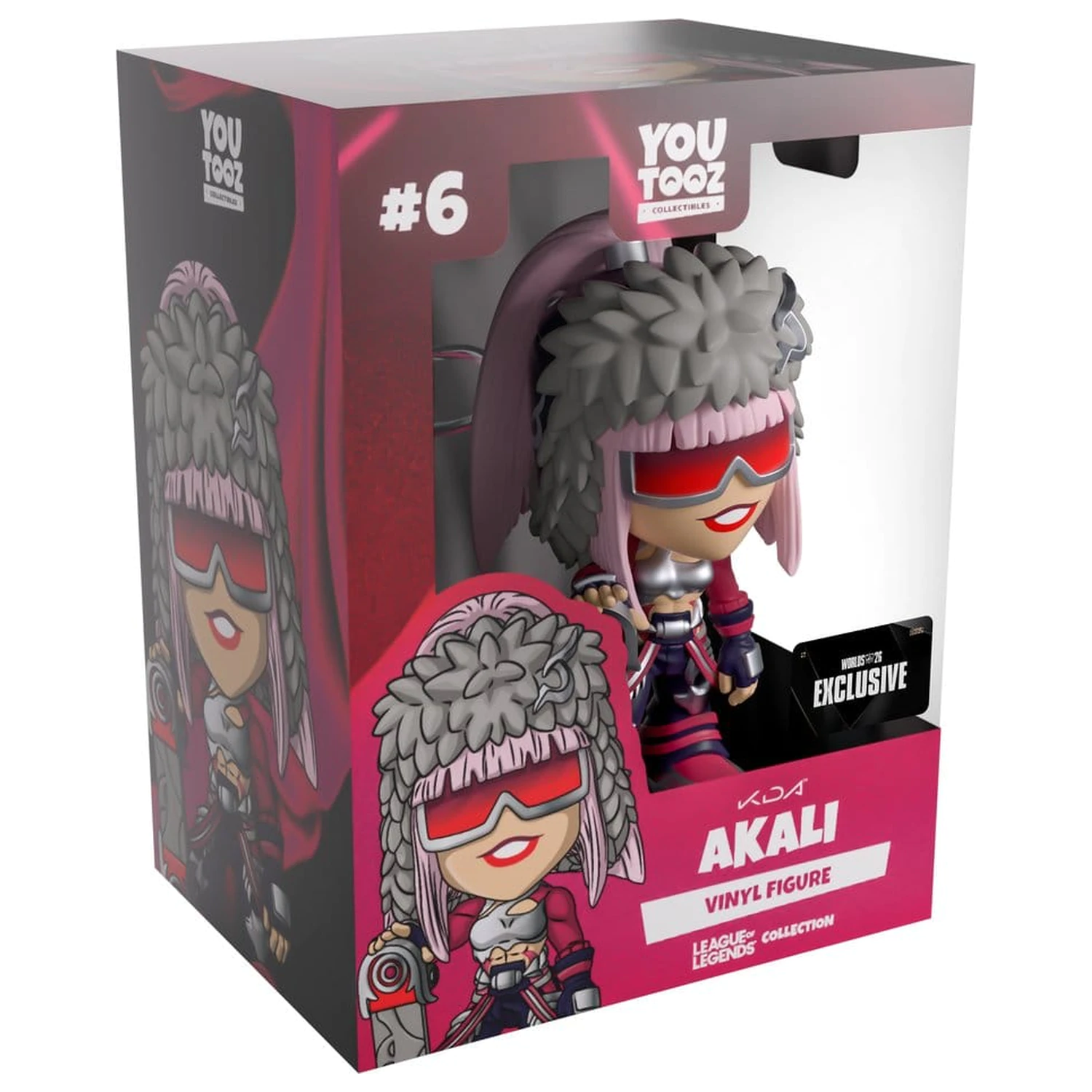 League of Legends K/DA Vinyl Figure Akali 12 cm fotografii produktu