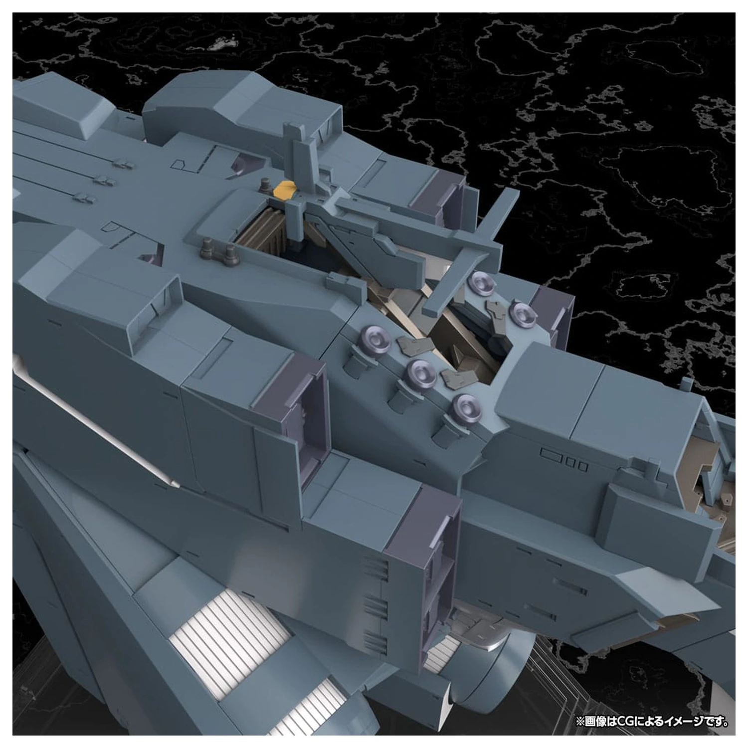 Legend of the Galactic Heroes: Die Neue These Plastic Model Kit Free Planets Alliance Forces Battleship Hyperion 30 cm fotografii produktu