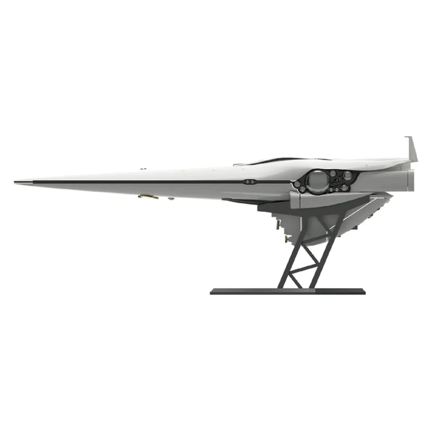Legend of the Galactic Heroes Plastiková Modelová Stavebnice 1/8000 Imperiální Vlajková loď Brunhild fotografii produktu