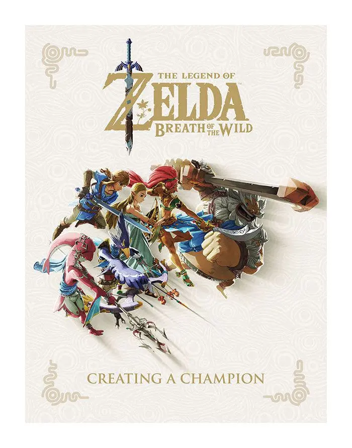 Legend of Zelda Breath of the Wild Art Book Creating A Champion: Kniha umění fotografii produktu