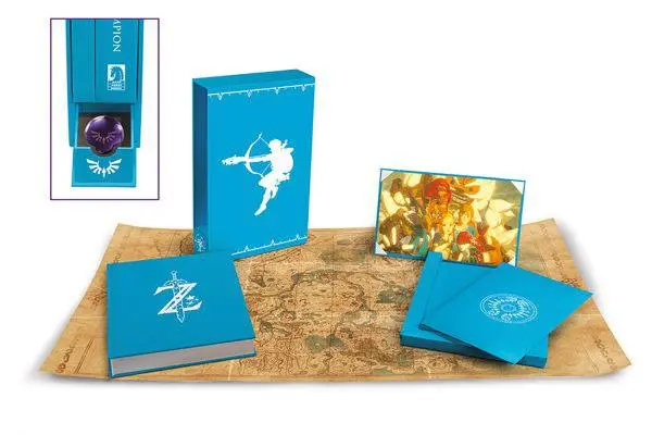 Legend of Zelda Breath of the Wild Art Book Creating A Champion Hero's Edition - Kniha umění fotografii produktu