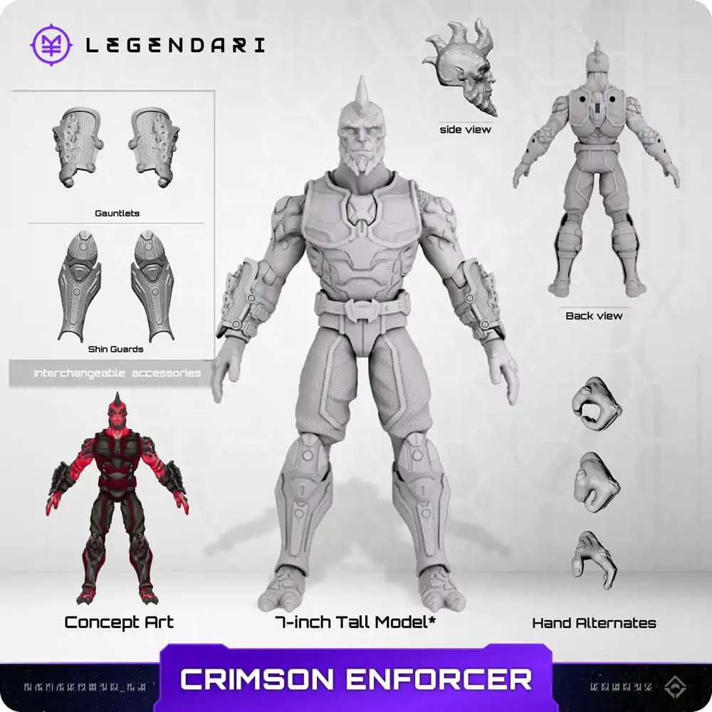 Akční figurka Legendari 1/10 Crimson Enforcer 18 cm fotografii produktu