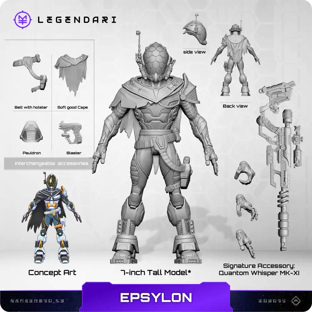 Legendární akční figurka 1/10 Epsylon 18 cm fotografii produktu