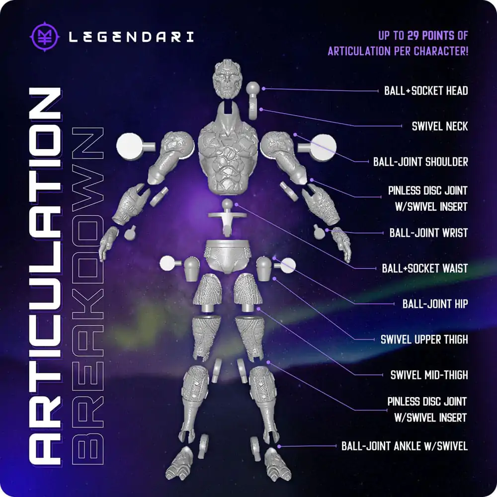 Legendární akční figurka 1/10 Nekzus 18 cm fotografii produktu