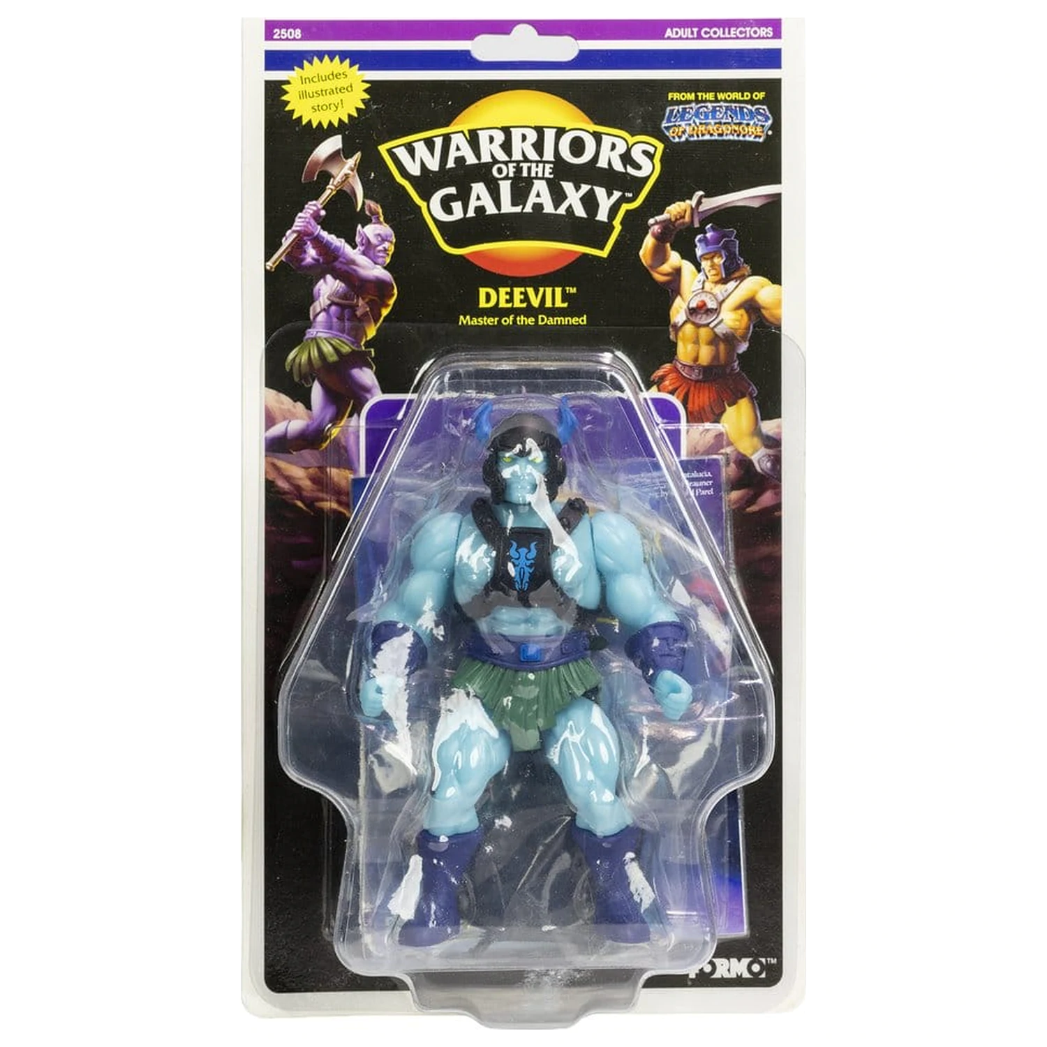 Legends of Dragonore: Warriors of the Galaxy Wave 3 Action Figure Deevil (Glow in the Dark) 14 cm fotografii produktu