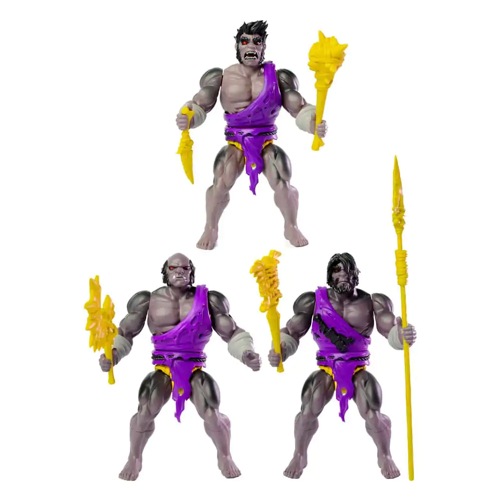 Legends of Dragonore Wave 2: Dragon Hunt Akční figurka 3-balení Brukteror Cave Men 14 cm fotografii produktu
