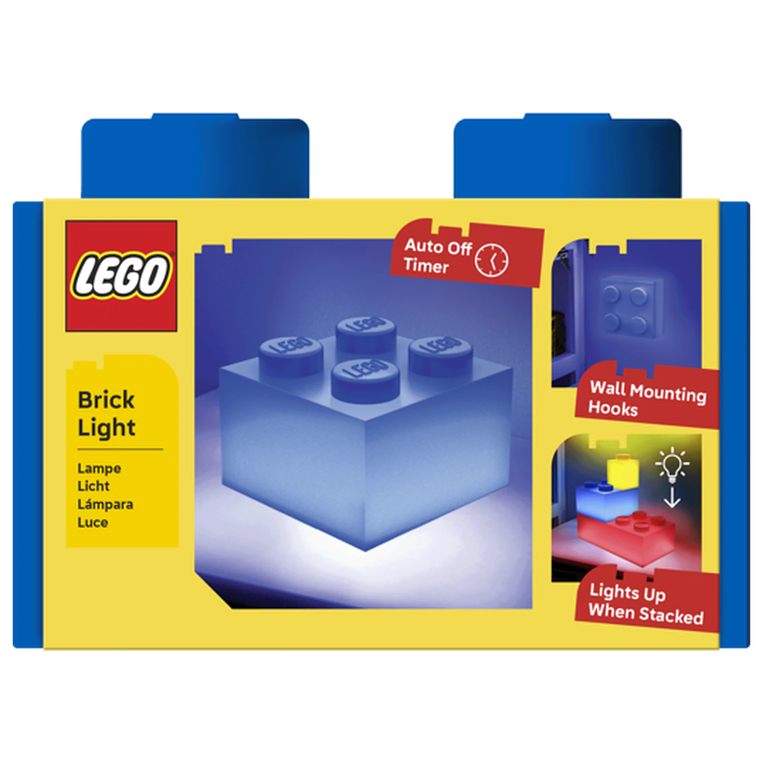 LEGO Blue Brick 2x2 Light kostka fotografii produktu