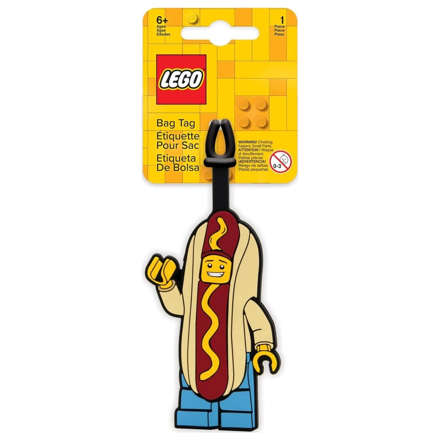 Lego Bag Charm Hot Dog Guy  fotografii produktu