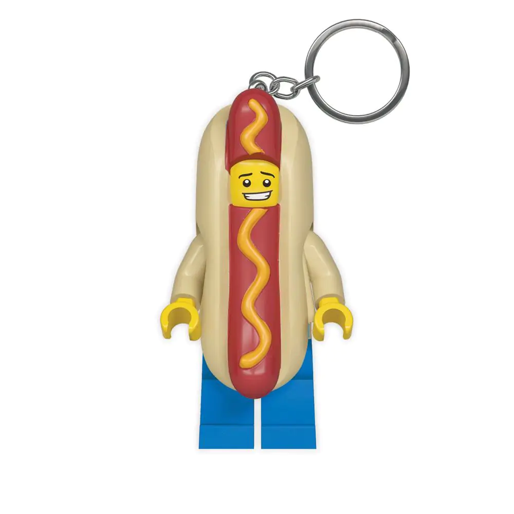 LEGO Classic Svítící Klíčenka Hot Dog 8 cm fotografii produktu