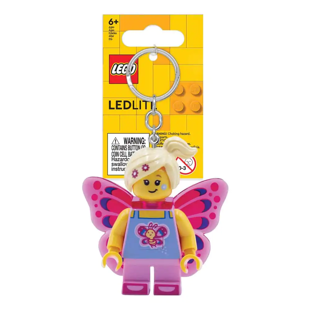 LEGO Iconic Svítící klíčenka Motýlí dívka 8 cm fotografii produktu