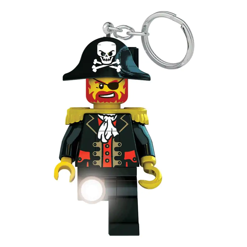 LEGO Iconic svítící klíčenka Captain Brickbeard 8 cm fotografii produktu
