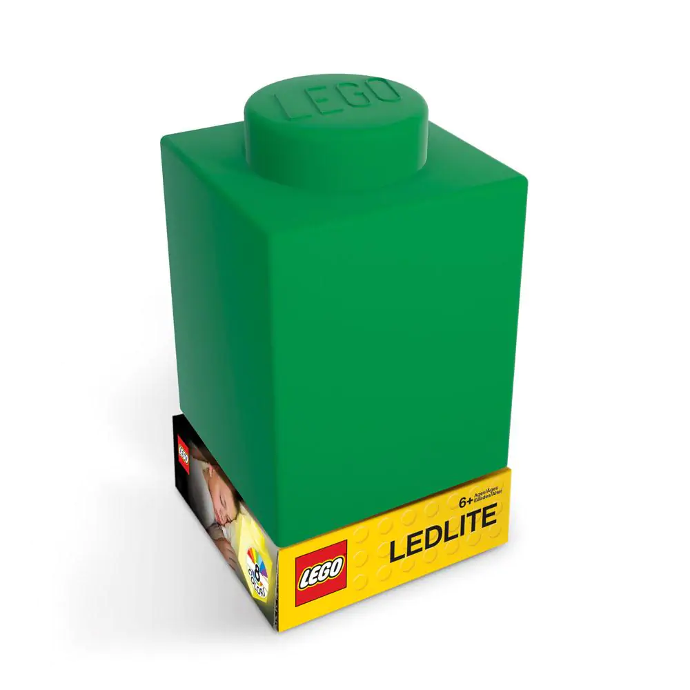 LEGO Noční světlo Lego kostka Zelená fotografii produktu