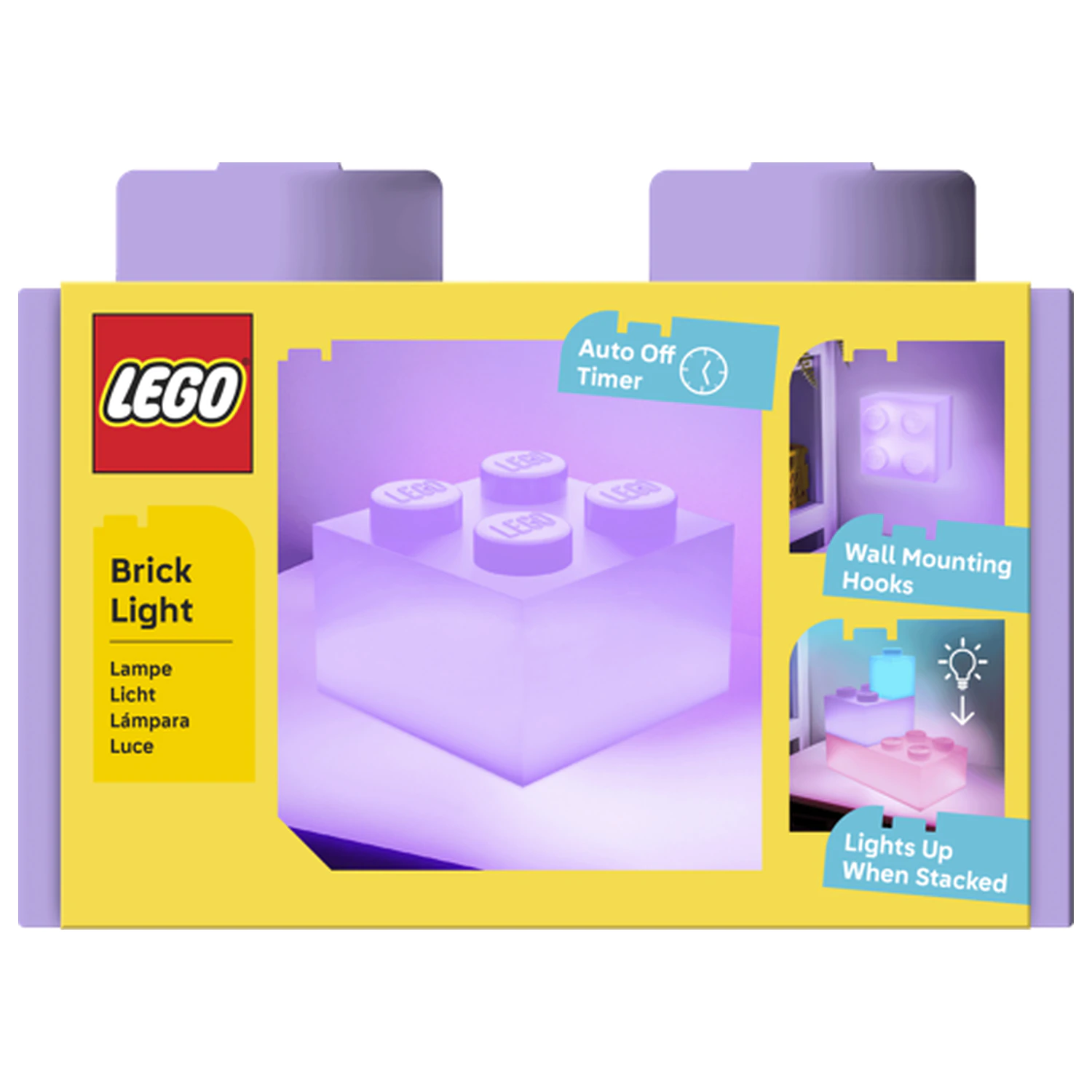 LEGO Lilac 2x2 kostka Light 15x15cm fotografii produktu