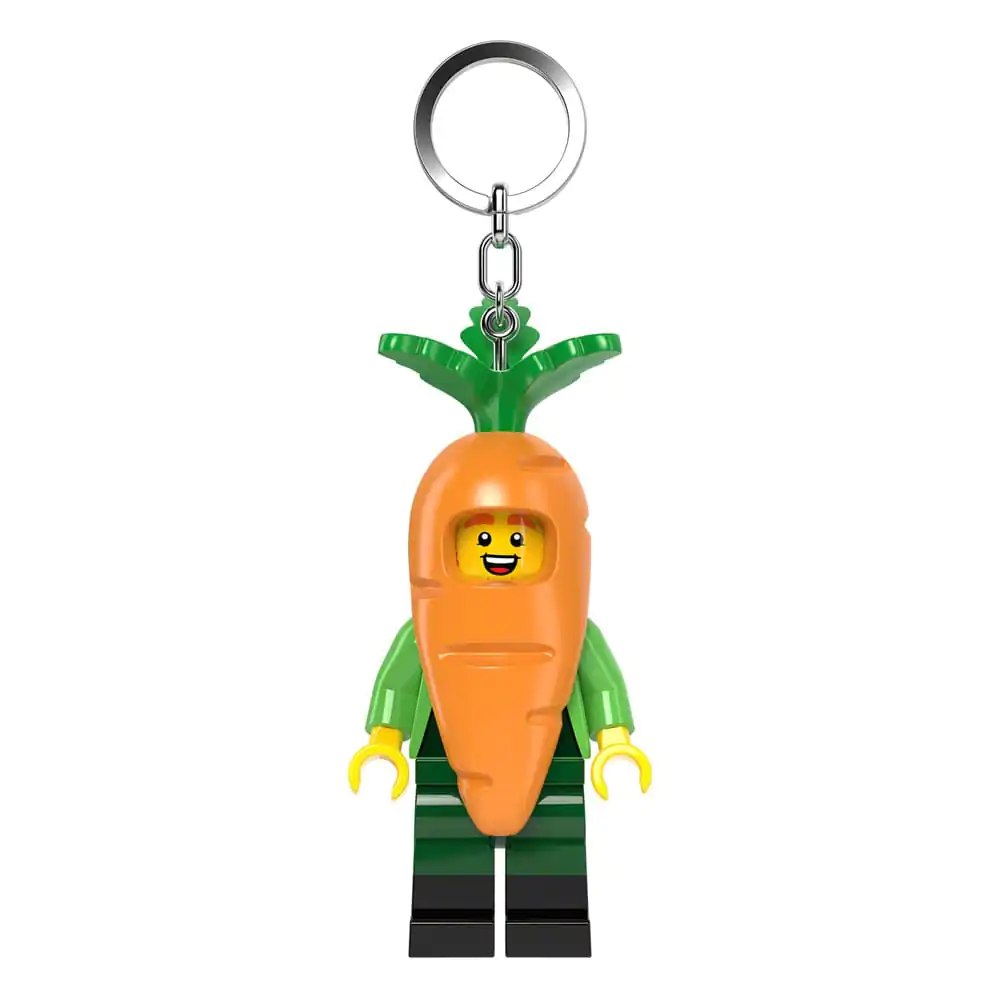 LEGO Minifigurky Svítící klíčenka Mrkvový maskot 8 cm fotografii produktu