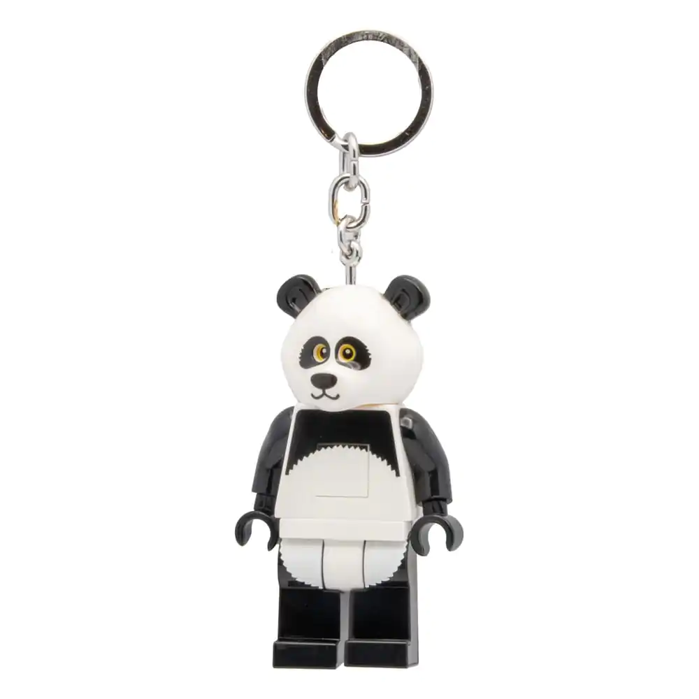 LEGO Minifigurky Svítící Klíčenka Panda Guy 8 cm fotografii produktu