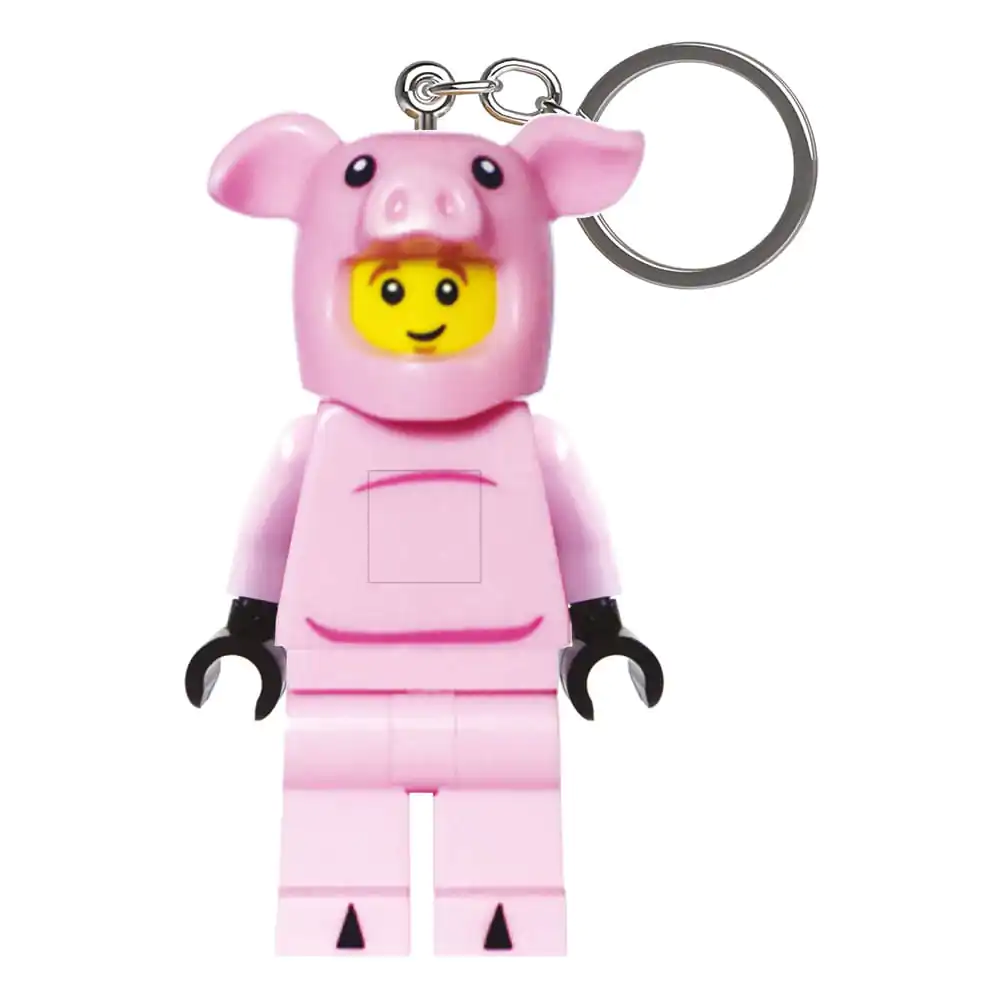 LEGO Minifigurky Svítící Klíčenka Prasátko 8 cm fotografii produktu