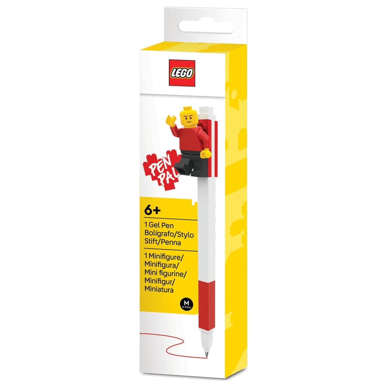 Lego červené gelové pero s minifigurkou fotografii produktu