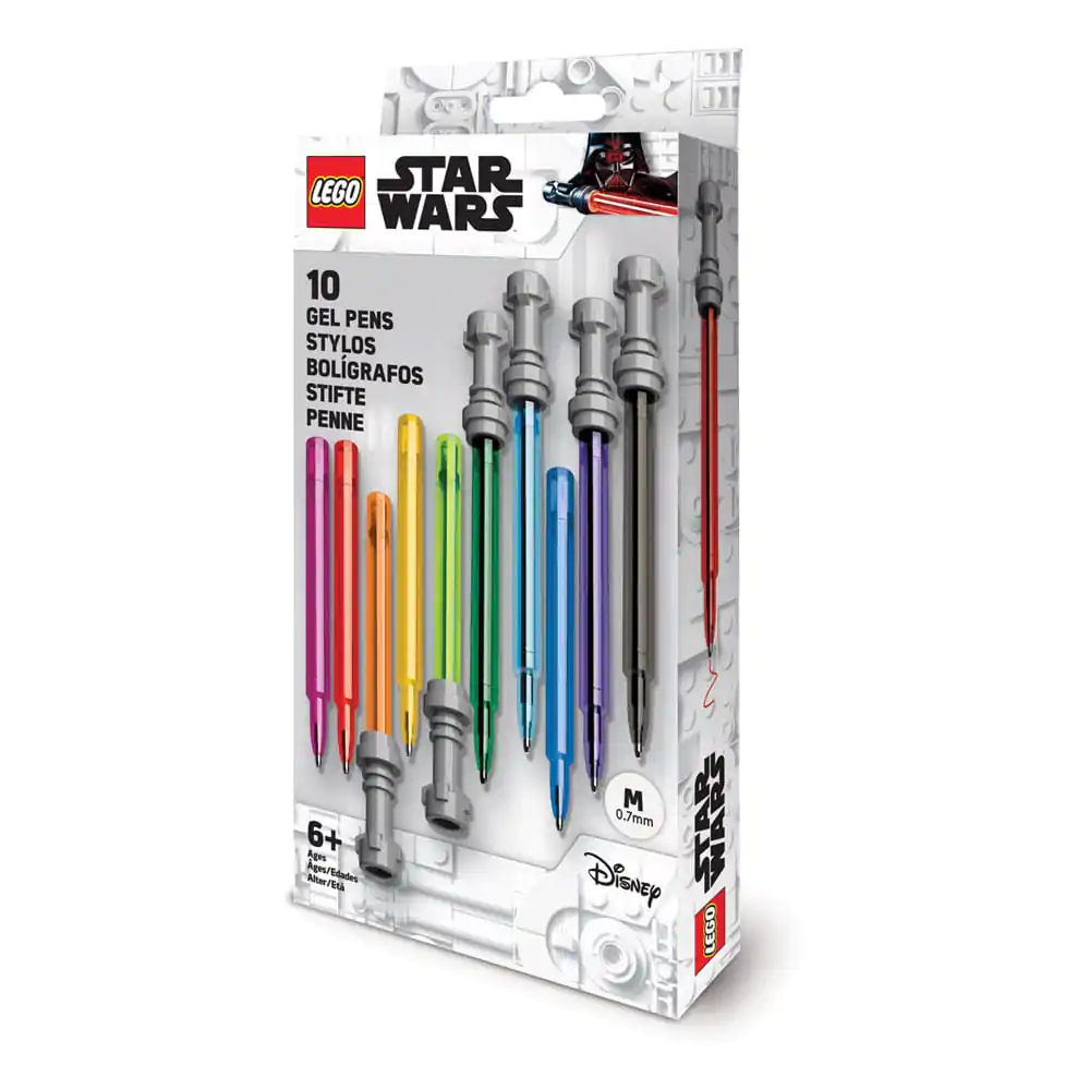 LEGO Star Wars gelové pera 10 kusů Lightsaber fotografii produktu