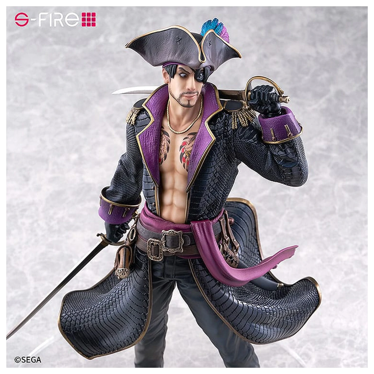 Like a Dragon: Pirate Yakuza in Hawaii S-Fire PVC Socha 1/7 Captain Majima (Goro Majima) 26 cm fotografii produktu