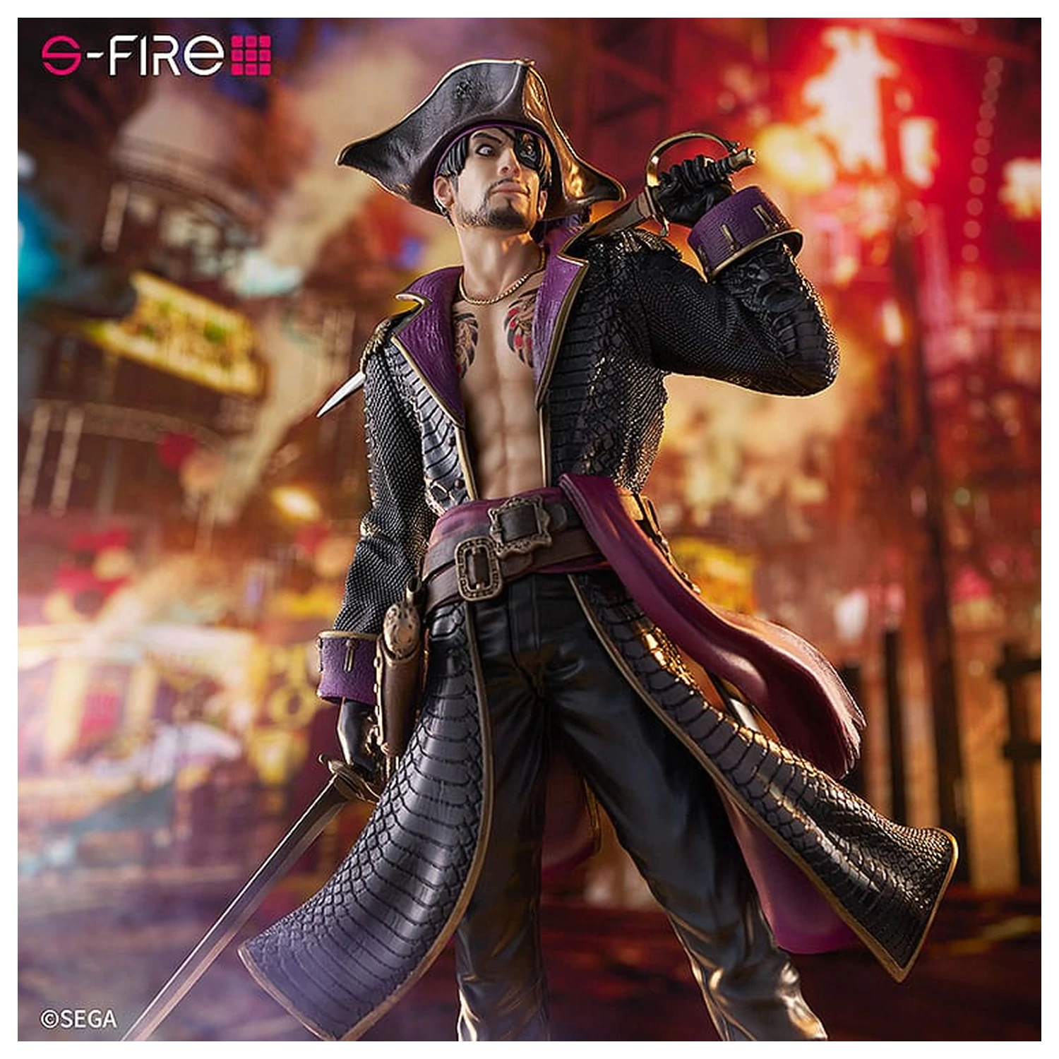 Like a Dragon: Pirate Yakuza in Hawaii S-Fire PVC Socha 1/7 Captain Majima (Goro Majima) 26 cm fotografii produktu