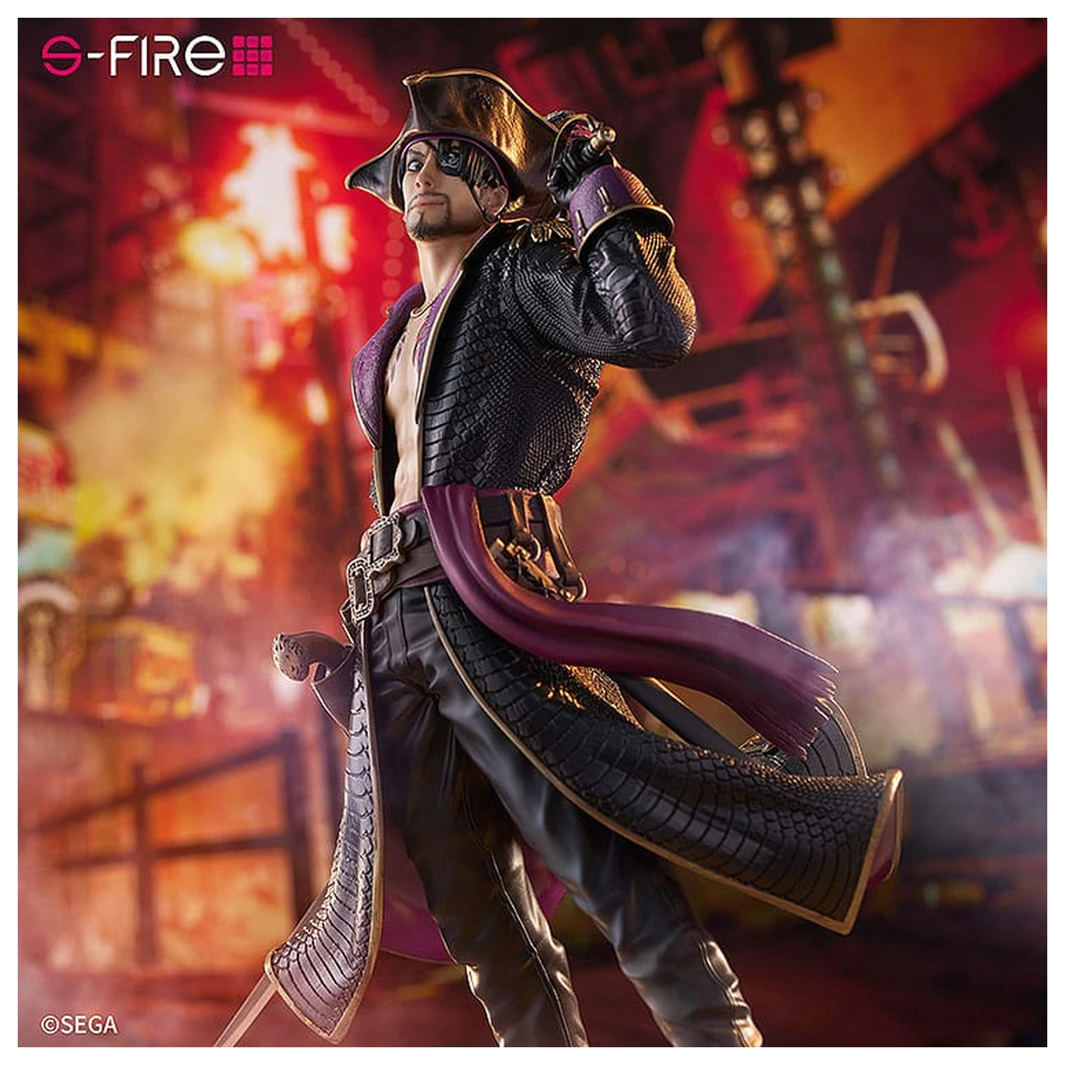 Like a Dragon: Pirate Yakuza in Hawaii S-Fire PVC Socha 1/7 Captain Majima (Goro Majima) 26 cm fotografii produktu