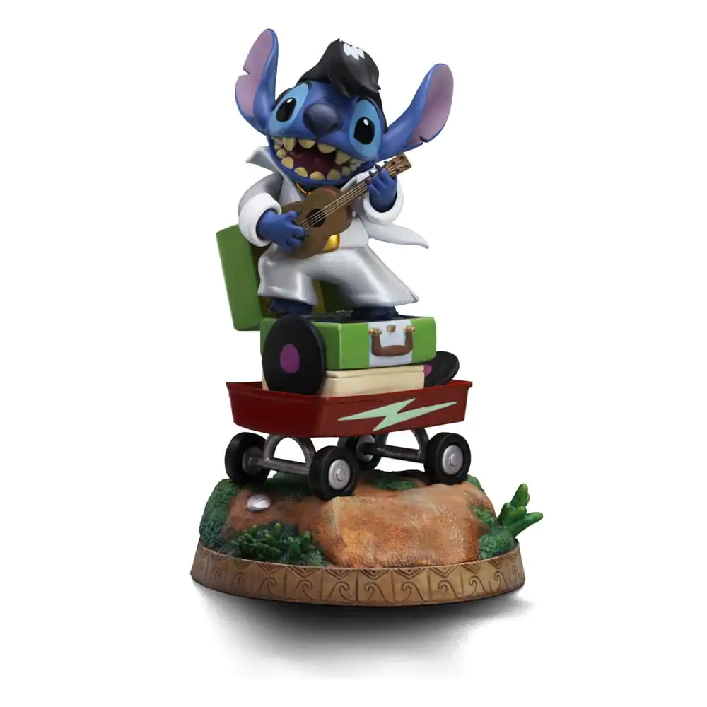 Lilo & Stitch Art Scale Statue 1/10 Stitch King of Rock 17 cm Soška fotografii produktu