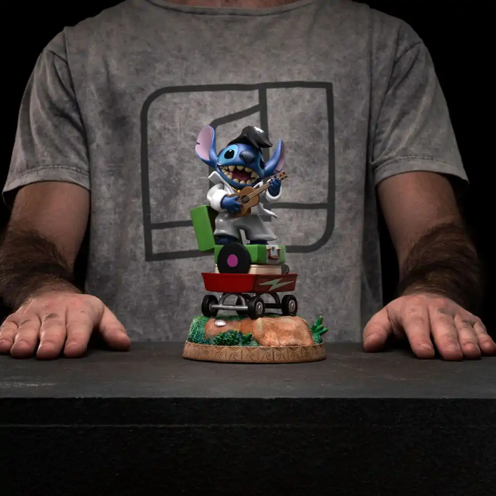 Lilo & Stitch Art Scale Statue 1/10 Stitch King of Rock 17 cm Soška fotografii produktu