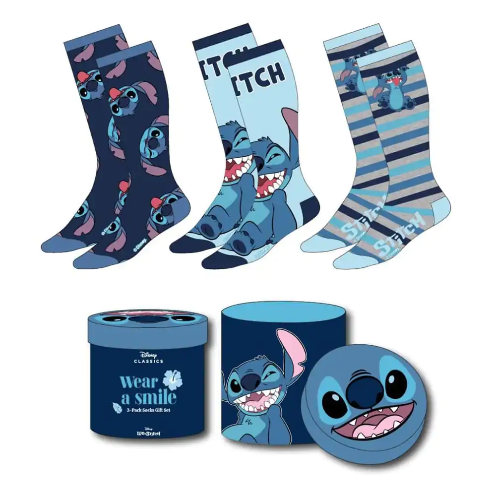 Lilo & Stitch Ponožky 3-Pack Crazy Stitch 36-43 fotografii produktu