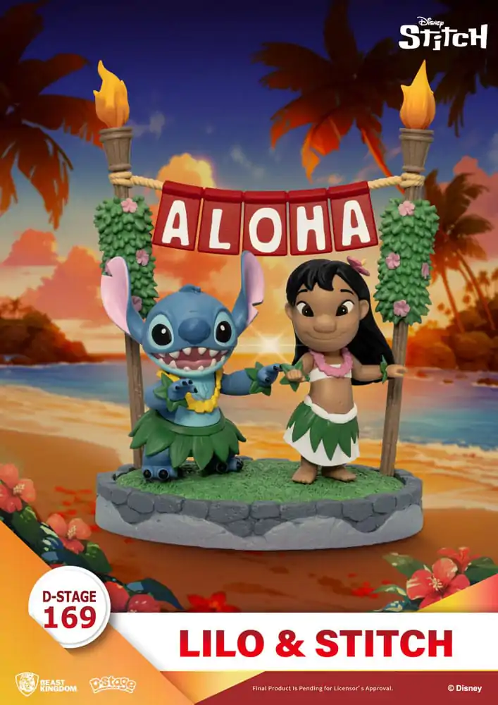 Lilo & Stitch D-Stage PVC Diorama Lilo & Stitch 16 cm fotografii produktu