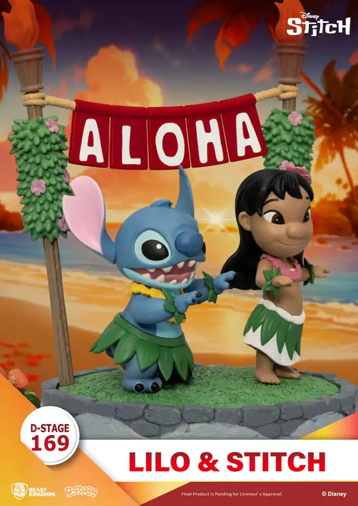 Lilo & Stitch D-Stage PVC Diorama Lilo & Stitch 16 cm fotografii produktu