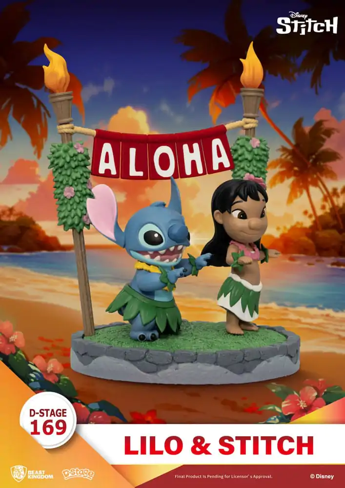 Lilo & Stitch D-Stage PVC Diorama Lilo & Stitch 16 cm fotografii produktu