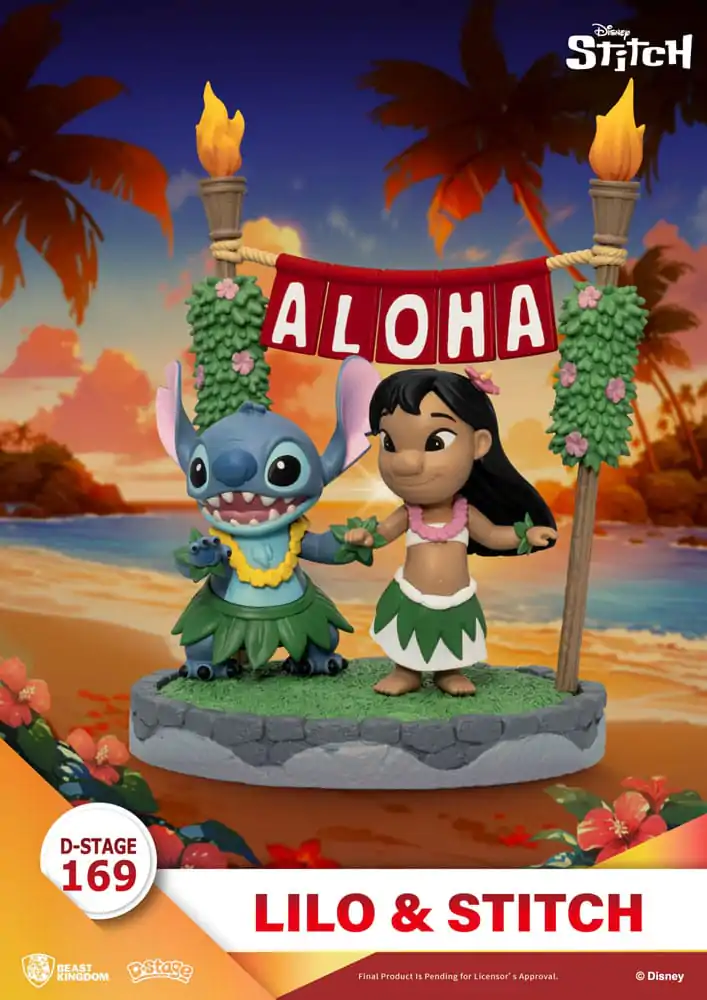 Lilo & Stitch D-Stage PVC Diorama Lilo & Stitch 16 cm fotografii produktu