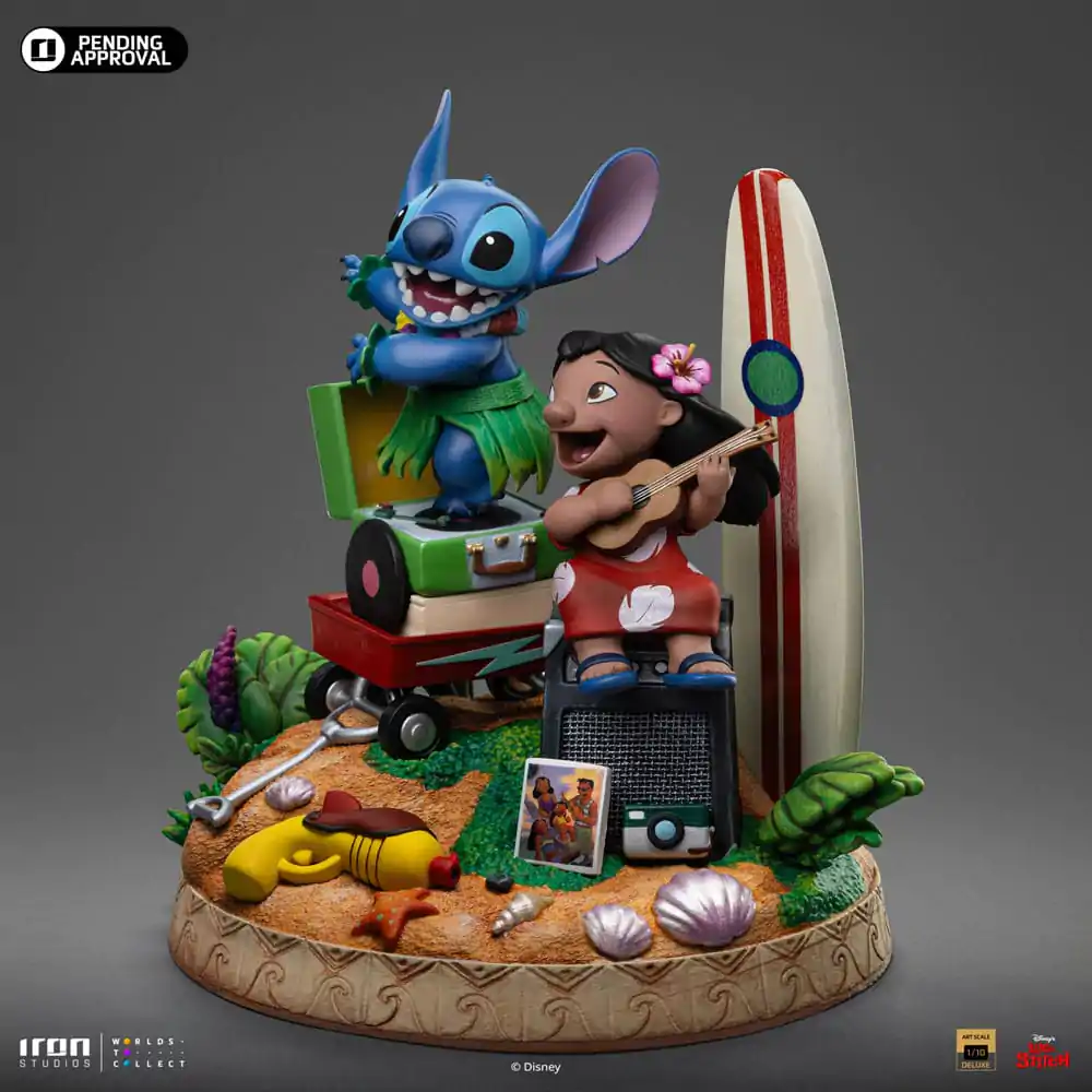 Lilo & Stitch Deluxe Art Scale Socha 1/10 Lilo & Stitch 20 cm fotografii produktu