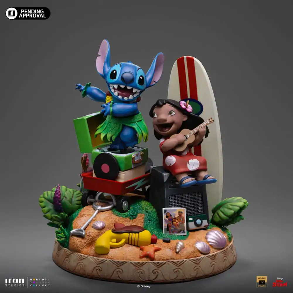 Lilo & Stitch Deluxe Art Scale Socha 1/10 Lilo & Stitch 20 cm fotografii produktu