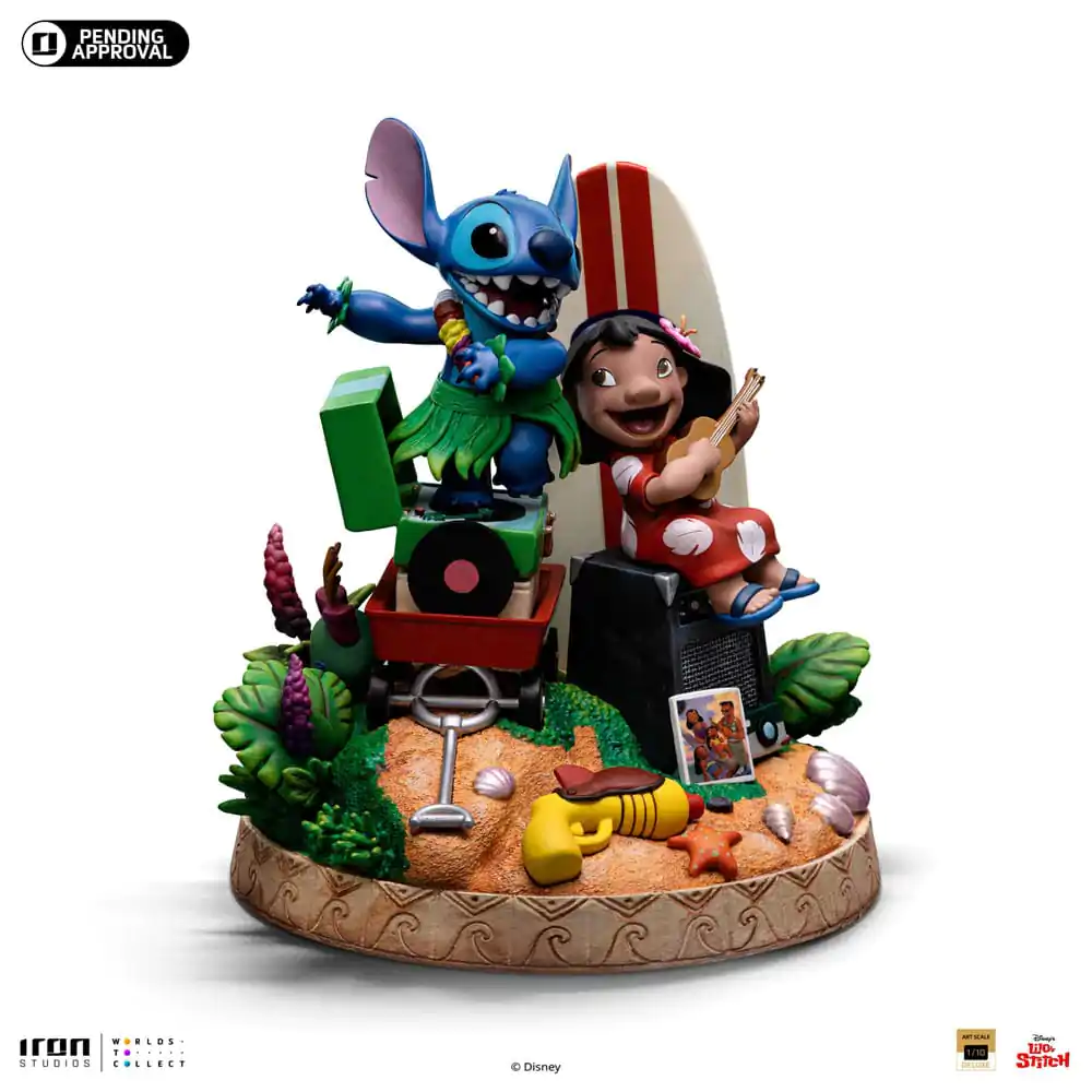 Lilo & Stitch Deluxe Art Scale Socha 1/10 Lilo & Stitch 20 cm fotografii produktu