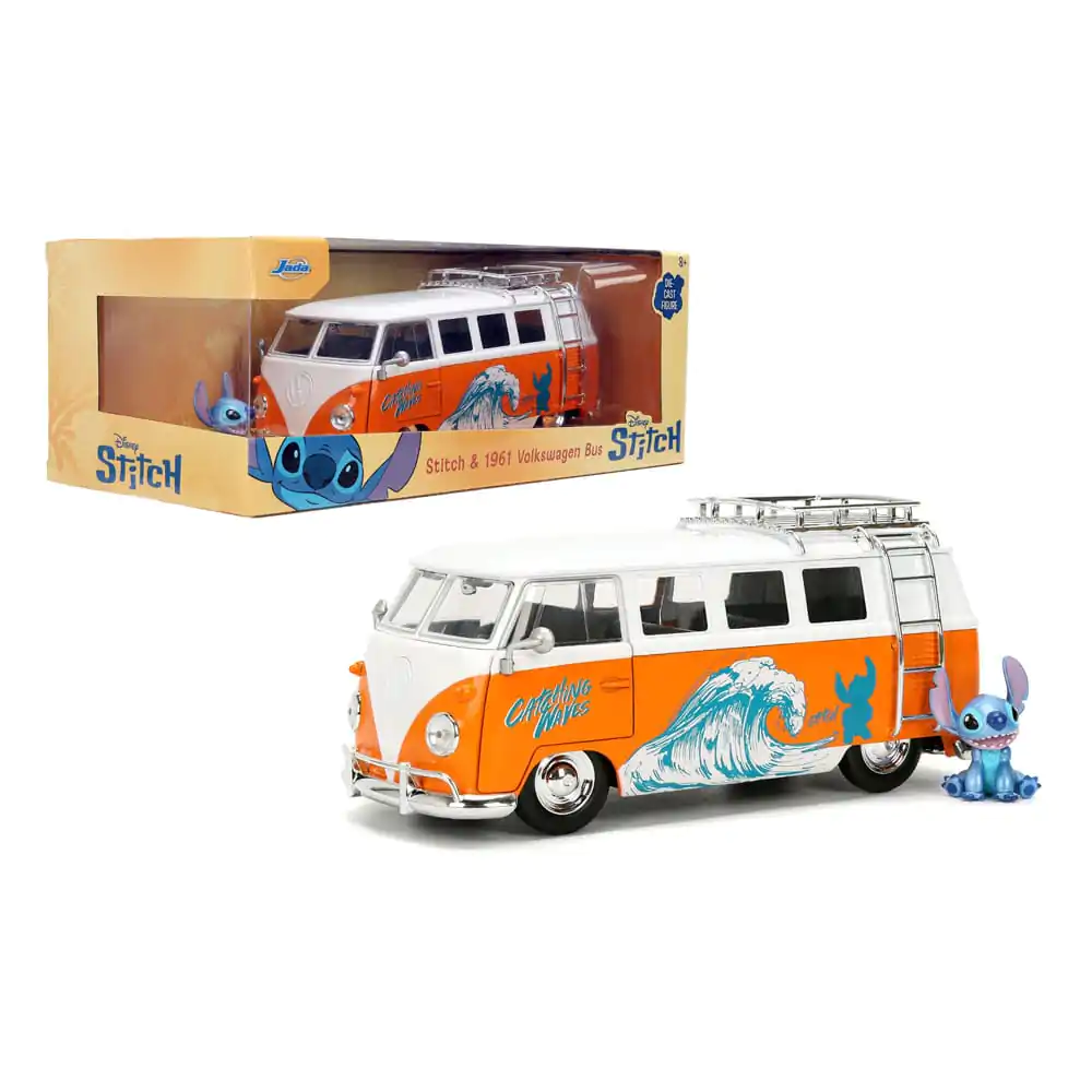 Lilo & Stitch Diecast Model 1/24 1961 VW Bus Stitch – Odlévaný model fotografii produktu