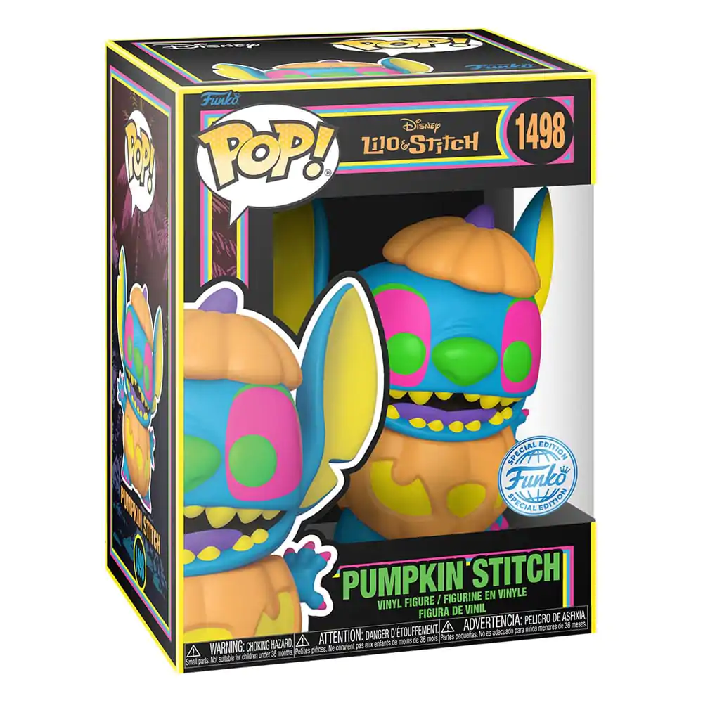 Lilo & Stitch Funko POP! Disney Vinyl Figure Blacklight Pumpkin Stitch 9 cm figurka fotografii produktu