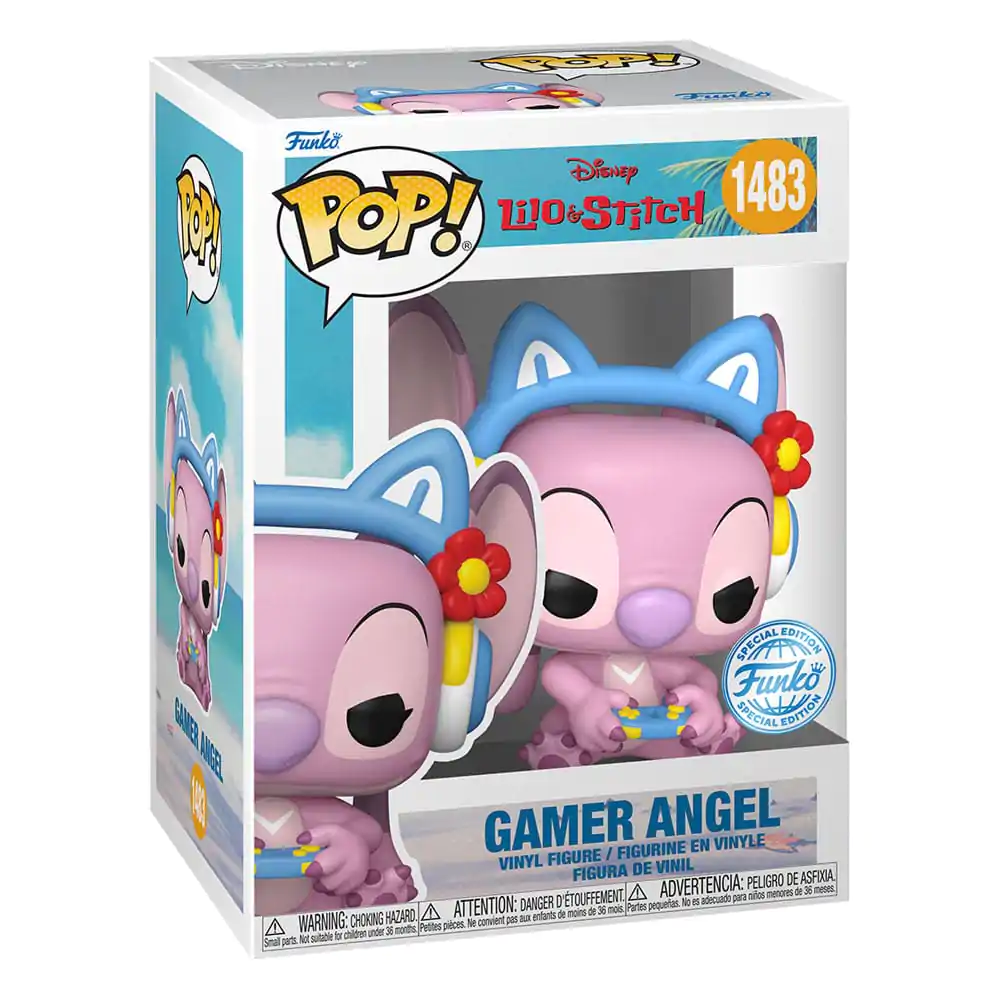 Lilo & Stitch Funko POP! Disney Vinyl Figure Gamer Angel Exclusive vinylová figurka 9 cm fotografii produktu