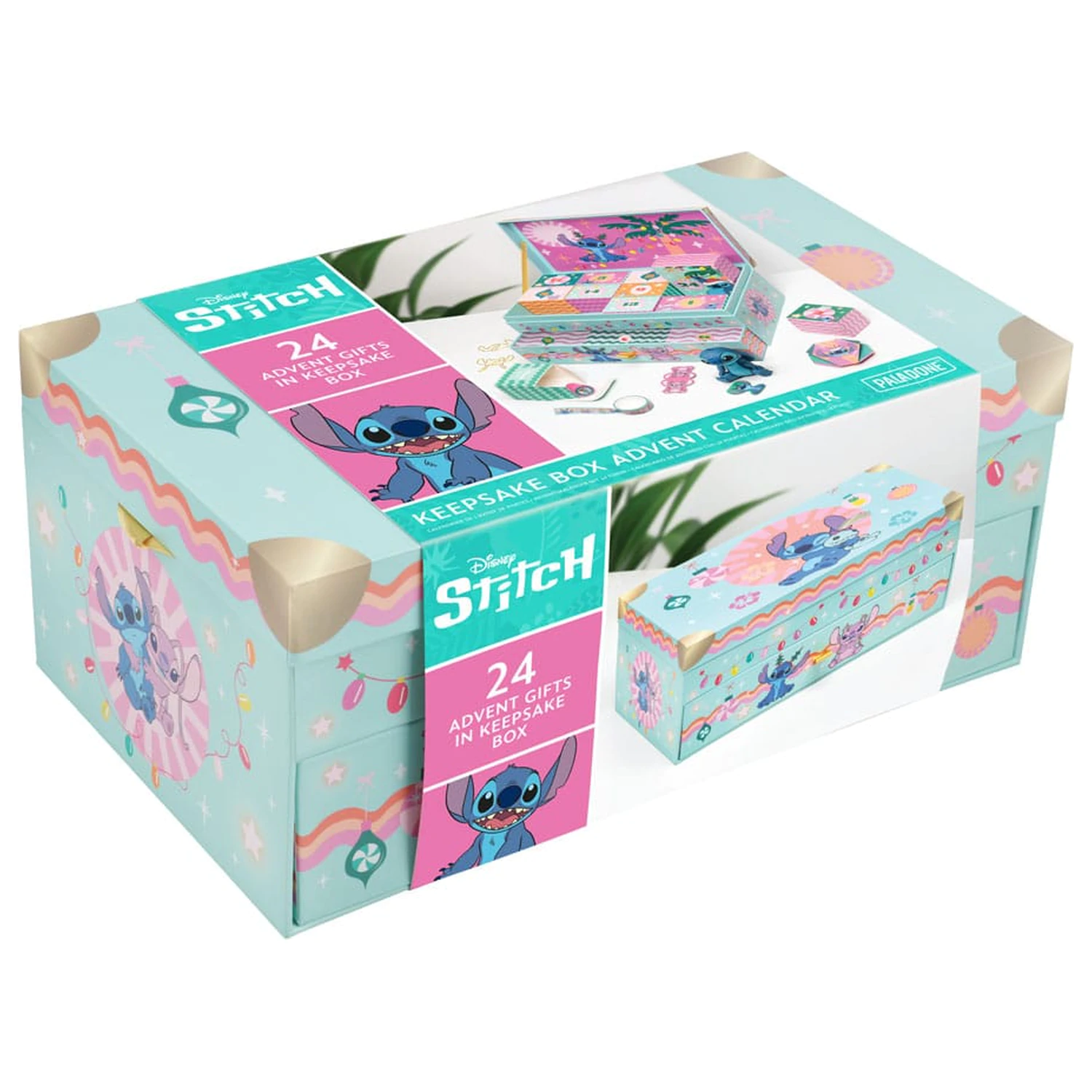 Lilo & Stitch Advent Calendar Keepsake Box Stitch & Angel - Adventní kalendář, úložný box fotografii produktu