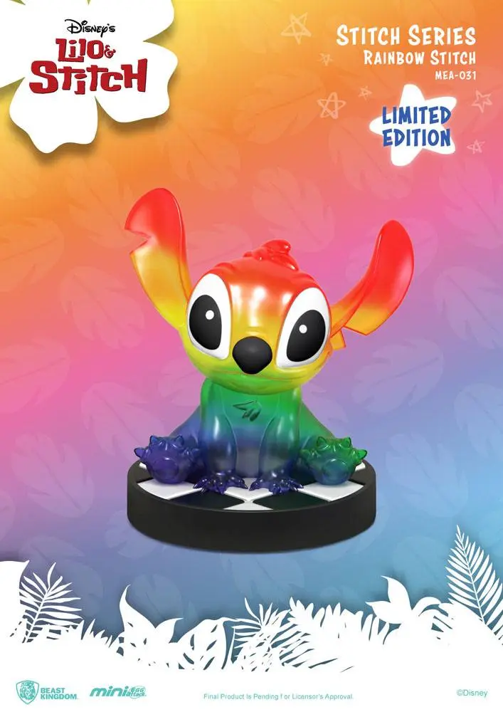Lilo & Stitch Mini Egg Attack figurka Stitch Series Rainbow Stitch 8 cm fotografii produktu