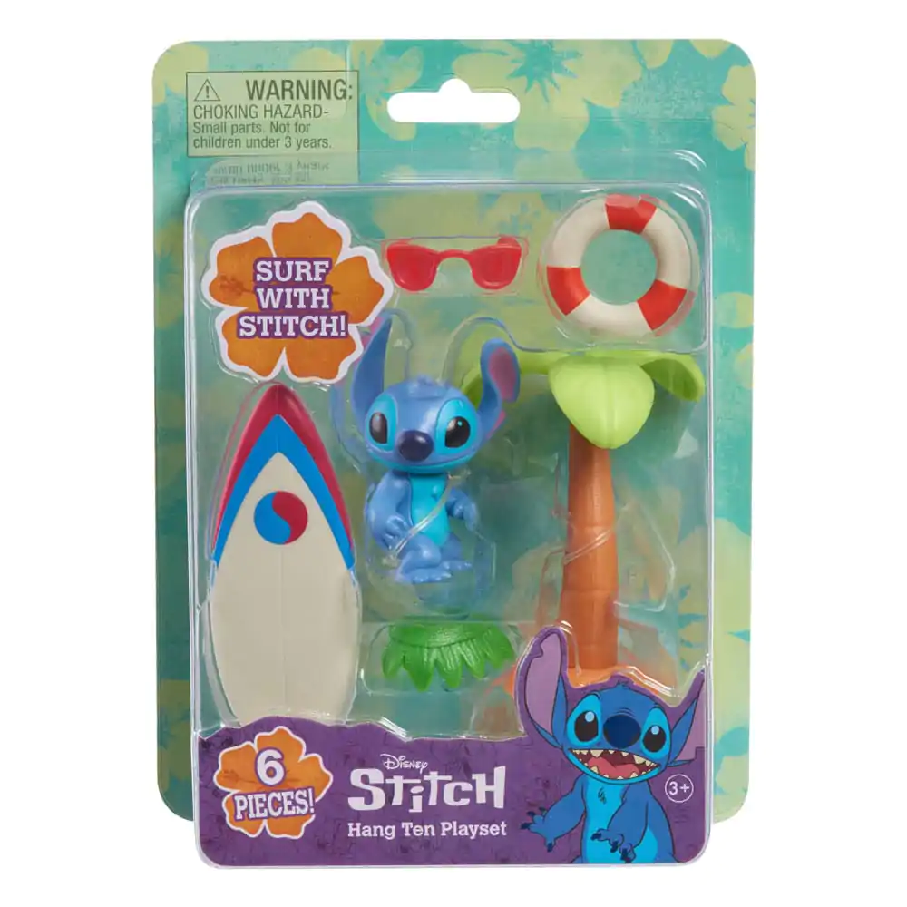 Lilo & Stitch Mini figurka Playset Hang Ten Stitch 7 cm fotografii produktu