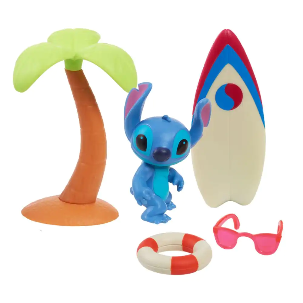 Lilo & Stitch Mini figurka Playset Hang Ten Stitch 7 cm fotografii produktu